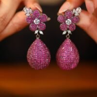 Frida Earrings - Ruby