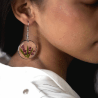 Spell Of Purple Earrings