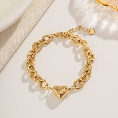 Heartfelt - Gold Loose Bracelet