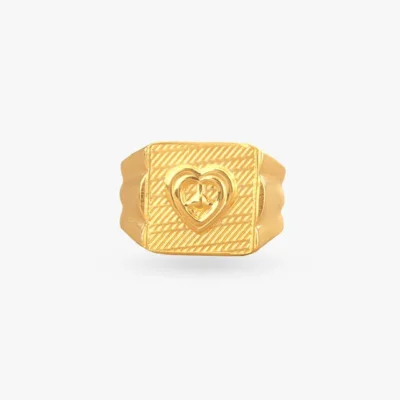 Iron Pledge Rose Gold Ring for Men (Adjustable)
