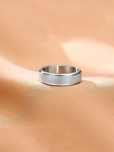 Silver Rings For Men | Pack of 1 Stainless Steel Men Ring - Image 5