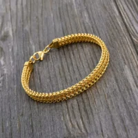 Bracelets for Men and Boys Fashion Gold Bracelet for Men