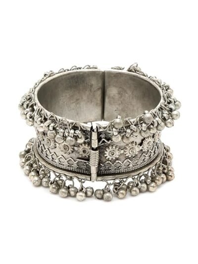 YouBella Jewellery for Women Celebrity Inspired Oxidised Silver Plated Cuff Bracelet Bangle for Women and Girls - Image 2
