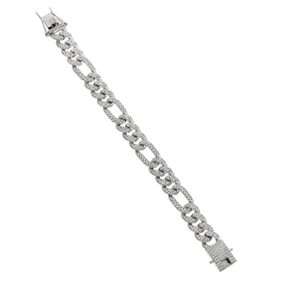 Eclipse Majestic Sparkle American Diamond Men's Bracelet - Image 4