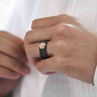 The Mikic Band Ring For Him (Adjustable) - Image 2