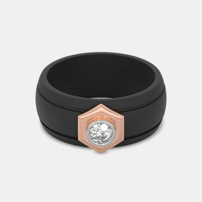 The Mikic Band Ring For Him (Adjustable)
