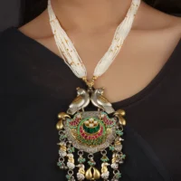 Multicolor Tribal Necklace Set - EK-SFSET235