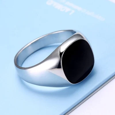 Vintage Punk Silver Ring - Image 2