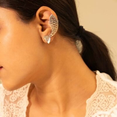 Mizoya Matsya Auspicious Timeless Earcuff - Image 2