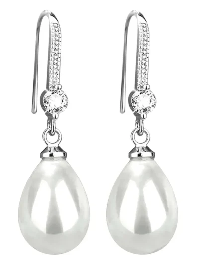 Glam Drops Earrings Sparkling Chic - Image 3
