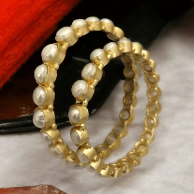 Real pearl indrani bangles - Image 2