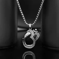 Eclipse Divine Stylized Om Pendant Mens Pendant