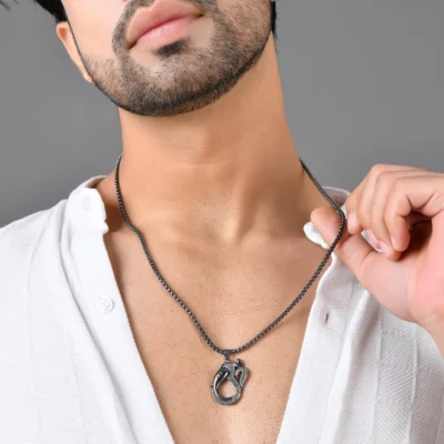 Eclipse Divine Stylized Om Pendant Mens Pendant - Image 3