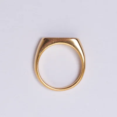 Tribal Gold Black Ring - Image 4