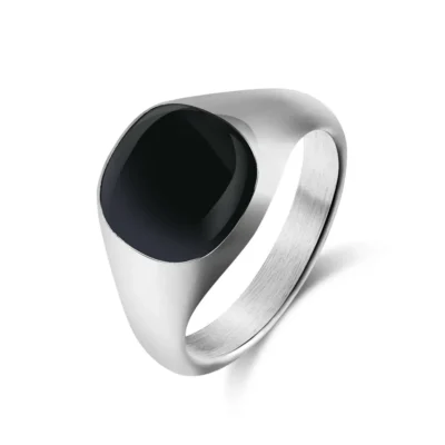 Vintage Punk Silver Ring - Image 3