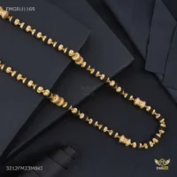 AD Pipe with Golden Cap Rudraksha mala For Men