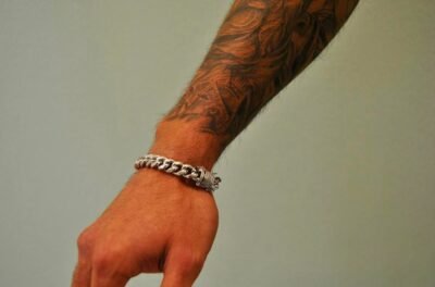 Iced Out 8mm CZ Cuban Link Bracelet - Men's Hip Hop Jewelry in White Gold - Image 4