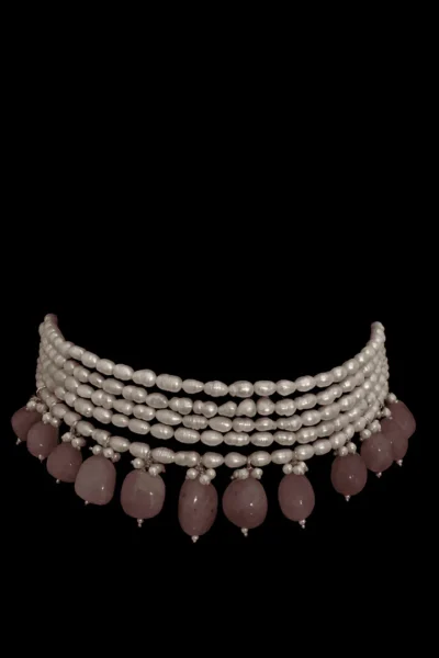 Real pearl Simon semi precious Necklace - Image 2